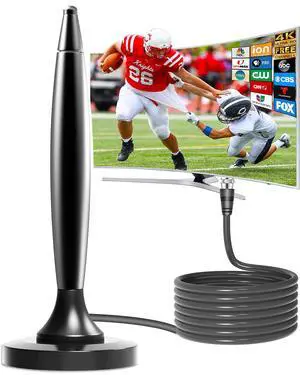 TV Antenna for Smart TV Indoor/Outdoor,Portable ATSC Freeview HDTV Antenna Long Range Reception for Local Channels 4K 8k 1080P, Easy Installation with Strong Magnetic Base All Tvs,14.5ft Coax Cable TV Antenna for Smart TV Indoor/Outdoor,Portable ATSC Freeview HDTV Antenna Long Range Reception for Local Channels 4K 8k 1080P, Easy Installation with Strong Magnetic Base All Tvs,14.5ft Coax Cable