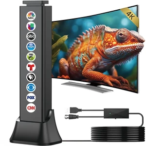 2026 TV Antenna Indoor,TV Antenna for Smart TV 8500+ Miles Range-25ft Cable 2026 TV Antenna Indoor,TV Antenna for Smart TV 8500+ Miles Range-25ft Cable