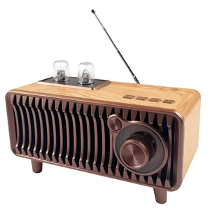 Retro Bluetooth Speaker, Vintage Radio Natural Wood Rotary FM Radio 20W Dual Speakers Stereo,with U Disk/TF Card/Aux Music Player Function,Portable Wireless Speakers for Home, Office Decor Retro Bluetooth Speaker, Vintage Radio Natural Wood Rotary FM Radio 20W Dual Speakers Stereo,with U Disk/TF Card/Aux Music Player Function,Portable Wireless Speakers for Home, Office Decor