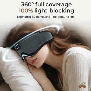 Sleep mask Headphones,100% Blackout 3D Zero Eye Pressure Bluetooth Sleep mask Breathable Eye mask with Bluetooth Headphones Sleep Headphones for Side Sleepers, 14H Playtime&Bluetooth 5.4 Grey Sleep mask Headphones,100% Blackout 3D Zero Eye Pressure Bluetooth Sleep mask Breathable Eye mask with Bluetooth Headphones Sleep Headphones for Side Sleepers, 14H Playtime&Bluetooth 5.4 Grey