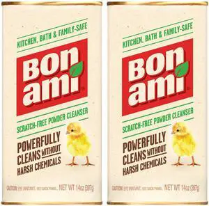 Powder Cleanser for Kitchens & Bathrooms - All Types of Surfaces, Cleans Grime & Dirt, Polishes Surfaces, Absorbs Odors (2 Pack) Powder Cleanser for Kitchens & Bathrooms - All Types of Surfaces, Cleans Grime & Dirt, Polishes Surfaces, Absorbs Odors (2 Pack)