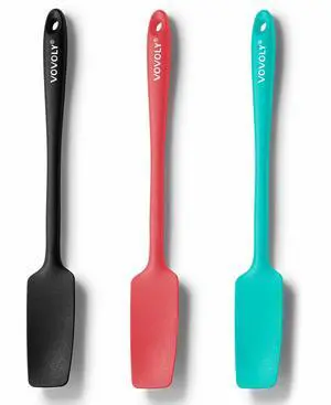Silicone Jar Spatulas, Long Handle Jar Spatulas, 600ºF Heat Resistant Small Spatula, Seamless Design, Stainless Steel Core, BPA Free Spoonula (3, Mixed) Silicone Jar Spatulas, Long Handle Jar Spatulas, 600ºF Heat Resistant Small Spatula, Seamless Design, Stainless Steel Core, BPA Free Spoonula (3, Mixed)