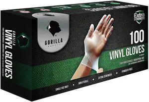 Disposable Heavy Duty Vinyl Gloves Latex Free Powder Free, BPA Free Food Safe Grade Disposable Glove, Large L, 100 Count Disposable Heavy Duty Vinyl Gloves Latex Free Powder Free, BPA Free Food Safe Grade Disposable Glove, Large L, 100 Count