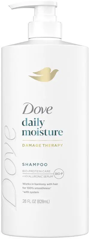 Damage Therapy Shampoo Daily Moisture for Dry Hair with Bio-Protein Care Technology and Hyaluronic Serum 28 Fl Oz Damage Therapy Shampoo Daily Moisture for Dry Hair with Bio-Protein Care Technology and Hyaluronic Serum 28 Fl Oz