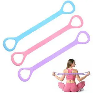 3 Pcs Figure 8 Resistance Band with Handles Elastic Bands for Working Out Arm Back Shoulder Training Elastic Ropes Exercise Equipment for Yoga Pilates Physical Stretching Chest Expander 3 Pcs Figure 8 Resistance Band with Handles Elastic Bands for Working Out Arm Back Shoulder Training Elastic Ropes Exercise Equipment for Yoga Pilates Physical Stretching Chest Expander
