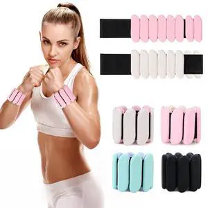 Wrist Weights, 2Pcs Wearable Wrist Ankle Weights for Women and Men, Adjustable Silicone Bracelets Suitable for Walking, Yoga, and Gym, Arm & Leg Workout, 2lb (Pink) Wrist Weights, 2Pcs Wearable Wrist Ankle Weights for Women and Men, Adjustable Silicone Bracelets Suitable for Walking, Yoga, and Gym, Arm & Leg Workout, 2lb (Pink)