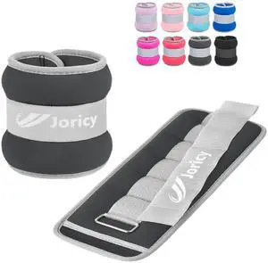 Ankle Weights, Wrist Leg Arm Weights for Women Men with Adjustable Straps, Strength Training Weighted for Running, Walking, Fitness, Gym - 2LB Pair (1 LB Each Weight), Grey1 Ankle Weights, Wrist Leg Arm Weights for Women Men with Adjustable Straps, Strength Training Weighted for Running, Walking, Fitness, Gym - 2LB Pair (1 LB Each Weight), Grey1