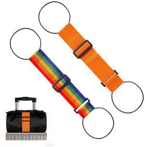 Multi Use Strong Adjustable Luggage Connector Straps for Suitcases,2 Pack Flexible Luggage Accessories Elastic Fastening Bag Strap Multi Use Strong Adjustable Luggage Connector Straps for Suitcases,2 Pack Flexible Luggage Accessories Elastic Fastening Bag Strap
