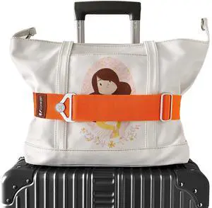 Luggage Straps for Suitcases Add a Bag Luggage Strap,2-in-1 Travel Belt for Luggage Straps Travel Belt Over Handle for Carry On Bag Adjustable Suitcase Belts Airport Travel Accessories Orange Luggage Straps for Suitcases Add a Bag Luggage Strap,2-in-1 Travel Belt for Luggage Straps Travel Belt Over Handle for Carry On Bag Adjustable Suitcase Belts Airport Travel Accessories Orange