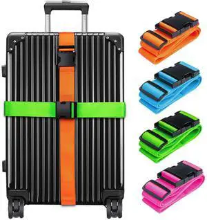 Luggage Straps for Suitcases TSA Approved, Travel Belt Suitcase Belt, Suitcase Straps TSA Approved, Luggage Belt Strap TSA Approved, Travel Straps for Luggage, Luggage Band Bag Straps 4 Pack Luggage Straps for Suitcases TSA Approved, Travel Belt Suitcase Belt, Suitcase Straps TSA Approved, Luggage Belt Strap TSA Approved, Travel Straps for Luggage, Luggage Band Bag Straps 4 Pack