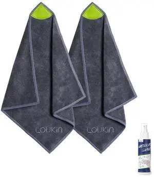 2 Pack Magnetic Cleaning Cloth, Microfiber Dry Erase Eraser, Washable Whiteboard Cleaning Cloth for Classroom, Home and Office, Grey, 12" x 12" - 3.4 fl oz Whiteboard Cleaner Included 2 Pack Magnetic Cleaning Cloth, Microfiber Dry Erase Eraser, Washable Whiteboard Cleaning Cloth for Classroom, Home and Office, Grey, 12" x 12" - 3.4 fl oz Whiteboard Cleaner Included
