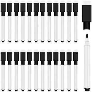 25 Pcs Black Magnetic Dry Erase Markers with Eraser Cap, White Board Mini Dry Erase Markers Bulk, Fine Point Tip Student White Board Markers for Teachers Office School Supplies 25 Pcs Black Magnetic Dry Erase Markers with Eraser Cap, White Board Mini Dry Erase Markers Bulk, Fine Point Tip Student White Board Markers for Teachers Office School Supplies