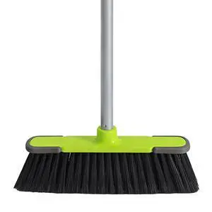 Green Indoor Broom 54" Long Handle House Broom for Floor Cleaning Sweeping Broom for Kitchen, Garage, Lobby, Patio and Garden Green Indoor Broom 54" Long Handle House Broom for Floor Cleaning Sweeping Broom for Kitchen, Garage, Lobby, Patio and Garden