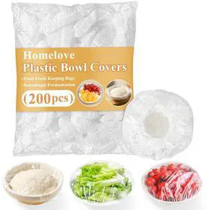200pcs Bowl Covers Bread Proofing - Plastic Wrap for Food Sourdough Bread Baking Rising Elastic Reusable Plate Covers Outdoor Food Fresh Keeping Bags Shower Cap Hair Deep Conditioning 200pcs Bowl Covers Bread Proofing - Plastic Wrap for Food Sourdough Bread Baking Rising Elastic Reusable Plate Covers Outdoor Food Fresh Keeping Bags Shower Cap Hair Deep Conditioning