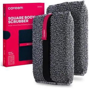 Exfoliating Body Scrubber, Rough Exfoliation Body Exfoliator Sponge for Remove Dead Skin, Body Exfoliating Sponges, Bath and Body Exfoliate Buffer, Mens and Womens Sponge for Shower (2 Pack) Exfoliating Body Scrubber, Rough Exfoliation Body Exfoliator Sponge for Remove Dead Skin, Body Exfoliating Sponges, Bath and Body Exfoliate Buffer, Mens and Womens Sponge for Shower (2 Pack)