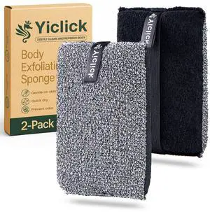 Exfoliating Body Scrubber (2 Pack), Body Scrubber Exfoliator, Exfoliating Sponge for Shower Bath, Shower Loofah Luffa Lufa with Handle for Men Women, Dead Skin Exfoliator for Body Scrub Exfoliating Body Scrubber (2 Pack), Body Scrubber Exfoliator, Exfoliating Sponge for Shower Bath, Shower Loofah Luffa Lufa with Handle for Men Women, Dead Skin Exfoliator for Body Scrub