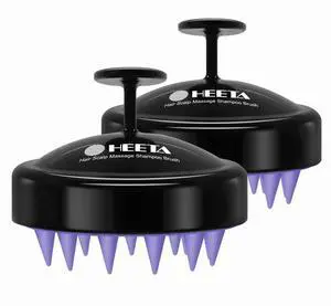 Scalp Massager Hair Growth 2-Pack, Soft Silicone Scalp Scrubber Shampoo Brush for Exfoliation Dandruff Removal Head Massage Stress Relax, Wet & Dry Use for Women Men Thick Thin Curly Hair Care Scalp Massager Hair Growth 2-Pack, Soft Silicone Scalp Scrubber Shampoo Brush for Exfoliation Dandruff Removal Head Massage Stress Relax, Wet & Dry Use for Women Men Thick Thin Curly Hair Care