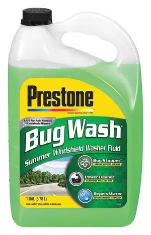 Bug Wash Windshield Washer Fluid, 1 Gallon Bug Wash Windshield Washer Fluid, 1 Gallon
