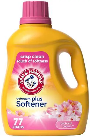 Plus a Touch of Softener, 77 Loads, Liquid Laundry Detergent, 100.5 Fl oz Plus a Touch of Softener, 77 Loads, Liquid Laundry Detergent, 100.5 Fl oz