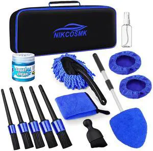 Windshield Cleaner Tool, 15Pcs Car Interior Detailing Kit, Car Cleaning Kit Interior Cleaner, Car Detailing Brushes, Car Cleaning Gel, Car Cleaning Supplies Tools Accessories for Women, Men, Interior Windshield Cleaner Tool, 15Pcs Car Interior Detailing Kit, Car Cleaning Kit Interior Cleaner, Car Detailing Brushes, Car Cleaning Gel, Car Cleaning Supplies Tools Accessories for Women, Men, Interior