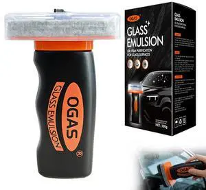 1PCS Glass Oil Film Remover for Car Windshield, Glass Emulsion Cleaner with Cleaning Board, Handle Oil Film Remover For Cars Window, Windshield Cleaner Tool for Crystal Clear Driving View 1PCS Glass Oil Film Remover for Car Windshield, Glass Emulsion Cleaner with Cleaning Board, Handle Oil Film Remover For Cars Window, Windshield Cleaner Tool for Crystal Clear Driving View