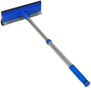 Car Windshield Squeegee wtih 15-23inch Handle, Car Window Cleaning Tool Extendable Handle Inside Glass Wiper Kit, Supplies Suitable for Trucks, SUVs, RVs Window, Blue Car Windshield Squeegee wtih 15-23inch Handle, Car Window Cleaning Tool Extendable Handle Inside Glass Wiper Kit, Supplies Suitable for Trucks, SUVs, RVs Window, Blue