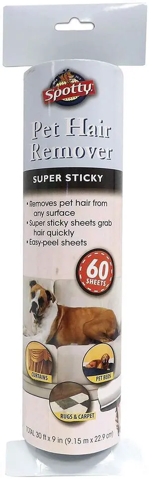 Supersize Extra Sticky, Adhesive Lint Roller Refill, Pet Cat & Dog Hair Remover for Clothes and Furniture, 60 Sheet ct Supersize Extra Sticky, Adhesive Lint Roller Refill, Pet Cat & Dog Hair Remover for Clothes and Furniture, 60 Sheet ct