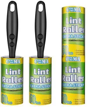 Lint Rollers for Pet Hair Extra Sticky, Pet Hair Remover Set Brush for Dog & Cat Hair Removal, Clothes, Furniture, 2 Handles with 4 Refills, 240 Total Sheets Lint Rollers for Pet Hair Extra Sticky, Pet Hair Remover Set Brush for Dog & Cat Hair Removal, Clothes, Furniture, 2 Handles with 4 Refills, 240 Total Sheets