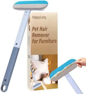 Pet Hair Remover for Furniture, 17.3Inch, Reusable Lint Brush for Dog and Cat Hair - Multifunctional Fur Removal Tool, Gentle on Couches, Carpets, Car Seat, Clothes, Bedding Pet Hair Remover for Furniture, 17.3Inch, Reusable Lint Brush for Dog and Cat Hair - Multifunctional Fur Removal Tool, Gentle on Couches, Carpets, Car Seat, Clothes, Bedding