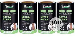 4 inch Lint Roller Refills for Evercare PetLovers Fedicelly Albatross and More Lint Rollers, Extra Sticky 90 Sheets per Refill, Pack of 4 Rolls, 360 Sheets Total (1 1/2 inch Inside Diameter) 4 inch Lint Roller Refills for Evercare PetLovers Fedicelly Albatross and More Lint Rollers, Extra Sticky 90 Sheets per Refill, Pack of 4 Rolls, 360 Sheets Total (1 1/2 inch Inside Diameter)