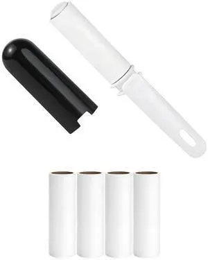 Travel Lint Roller for Clothes Mini Foldable Lint Roller with Cover and 4 Refills Total 150 Extra Sticky Sheets Travel Size Pet Hair Remover Roller (Black) Travel Lint Roller for Clothes Mini Foldable Lint Roller with Cover and 4 Refills Total 150 Extra Sticky Sheets Travel Size Pet Hair Remover Roller (Black)