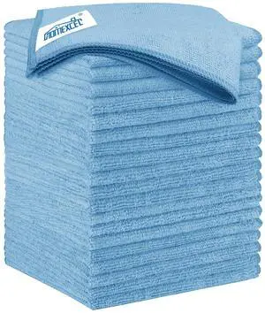 Blue Microfiber Cleaning Cloth 20 Pack 11.5 x 11.5 inch Microfiber Towels for Cars Ultra Absorbent Car Washing Cloth Lint Free Streak Free Cleaning Rags for Car, Kitchen Window Blue Microfiber Cleaning Cloth 20 Pack 11.5 x 11.5 inch Microfiber Towels for Cars Ultra Absorbent Car Washing Cloth Lint Free Streak Free Cleaning Rags for Car, Kitchen Window