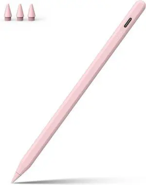 Stylus Pen for iPad, 13 mins Fast Charge for Apple iPad Pencil with Palm Rejection, Compatible with 2018-2024 iPad Air 3/4/5/6, iPad mini 5/6, iPad 6/7/8/9/10, iPad Pro 11"/12.9"/M4 (Pink) Stylus Pen for iPad, 13 mins Fast Charge for Apple iPad Pencil with Palm Rejection, Compatible with 2018-2024 iPad Air 3/4/5/6, iPad mini 5/6, iPad 6/7/8/9/10, iPad Pro 11"/12.9"/M4 (Pink)