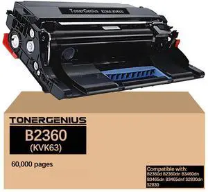 B2360 KVK63 Imaging Drum Unit 331-9810 331-9811 Imaging Unit Compatible with Dell B2360d B2360dn B3460dn B3465dn B3465dnf S2830dn S2830 Printers B2360 KVK63 Imaging Drum Unit 331-9810 331-9811 Imaging Unit Compatible with Dell B2360d B2360dn B3460dn B3465dn B3465dnf S2830dn S2830 Printers
