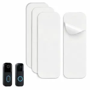 Double-Sided Adhesive Strips for Blink Video Doorbell, 4-Pack Strong Mounting Tape, Drill-Free, No Screws, Residue-Free Installation for Blink Doorbell (2024 Model) Double-Sided Adhesive Strips for Blink Video Doorbell, 4-Pack Strong Mounting Tape, Drill-Free, No Screws, Residue-Free Installation for Blink Doorbell (2024 Model)