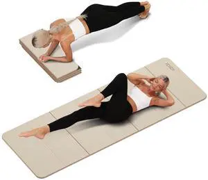 Foldable Yoga Mat Extra Thick 0.32 Inches8mm - SGS Certified POE Material Exercise Mat, Non-Slip Design Fitness Mats, Multi-Purpose Workout Mats for Studio or Home Use Foldable Yoga Mat Extra Thick 0.32 Inches8mm - SGS Certified POE Material Exercise Mat, Non-Slip Design Fitness Mats, Multi-Purpose Workout Mats for Studio or Home Use