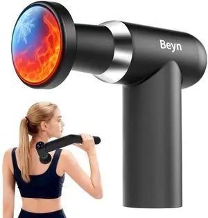 Hot and Cold Fascia Gun - Deep Tissue Massage Gun, for Relieving Pain in The Back/Muscles of The Neck/Body, with 6 Massage Heads, LCD Display, Detachable Extended Handle Hot and Cold Fascia Gun - Deep Tissue Massage Gun, for Relieving Pain in The Back/Muscles of The Neck/Body, with 6 Massage Heads, LCD Display, Detachable Extended Handle