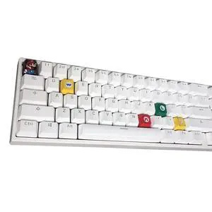 5 Keycaps Dye-subbed PBT, OEM Keycap for Gaming Mechanical Keyboards, Mario 5 Keycaps Dye-subbed PBT, OEM Keycap for Gaming Mechanical Keyboards, Mario