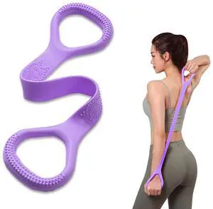 Figure 8 Fitness Resistance Band, Arm|Back Training Elastic Ropes - Pure Barre Workout Chest Arm and Shoulder Stretch Bands Exercise Equipment for Physical Therapy,Yoga,Pilates, Stretching Figure 8 Fitness Resistance Band, Arm|Back Training Elastic Ropes - Pure Barre Workout Chest Arm and Shoulder Stretch Bands Exercise Equipment for Physical Therapy,Yoga,Pilates, Stretching