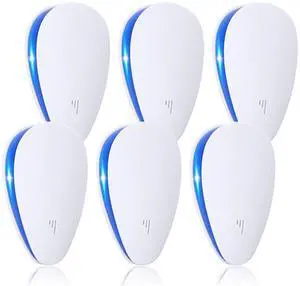 (2026 Upgraded) Ultrasonic Insect & Pest Indoor Repeller, Plug-in Pest Control Electronic Repellent for Rodent, Mouse, Mice, Rats, Roaches, Bugs, Ants, Spiders, Mosquitoes, for Home, Warehouse 6 Pack (2026 Upgraded) Ultrasonic Insect & Pest Indoor Repeller, Plug-in Pest Control Electronic Repellent for Rodent, Mouse, Mice, Rats, Roaches, Bugs, Ants, Spiders, Mosquitoes, for Home, Warehouse 6 Pack