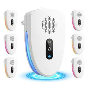 6 Packs Ultrasonic Pest Control Repeller,Upgraded Spider Repellent Indoor for Mosquito, Mice, Spider, Ant,Ultrasonic Plug in Mouse Repeller for Rodent,Roach,Bugs,Fly,Rat,3 Mode Switching House D1 6 Packs Ultrasonic Pest Control Repeller,Upgraded Spider Repellent Indoor for Mosquito, Mice, Spider, Ant,Ultrasonic Plug in Mouse Repeller for Rodent,Roach,Bugs,Fly,Rat,3 Mode Switching House D1