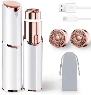 Facial Hair Removal for Women, Electric Rechargeable Painless Hair Remover for Face, Upper Lips, Chin, Peach Fuzz, with LED Light Facial Hair Removal for Women, Electric Rechargeable Painless Hair Remover for Face, Upper Lips, Chin, Peach Fuzz, with LED Light