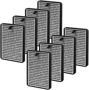 8 Pack DSTx HEPA + Carbon Filters Replacement Compatible with Clarifion DSTx Mini Personal Portable Air Purifiers for Home, Bedroom and Pets, Works for Dust, Smoke,Odors and Airborne Particles 8 Pack DSTx HEPA + Carbon Filters Replacement Compatible with Clarifion DSTx Mini Personal Portable Air Purifiers for Home, Bedroom and Pets, Works for Dust, Smoke,Odors and Airborne Particles