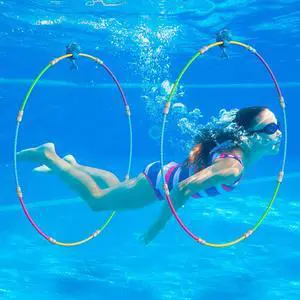 Fun Swimming Pool Toys for Kids - Diving Practice, Swim Thru Rings for Boys/Girls Ages 4-12 Fun Swimming Pool Toys for Kids - Diving Practice, Swim Thru Rings for Boys/Girls Ages 4-12