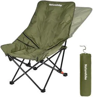 Seastar Padded Camping Chair, Oversized 2-Position Adjustable Folding Chair, Portable Camp Chair with Side Pocket & Carry Bag Seastar Padded Camping Chair, Oversized 2-Position Adjustable Folding Chair, Portable Camp Chair with Side Pocket & Carry Bag