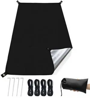 Tent Footprint, Camping Tarp, Durable Tent Floor Saver for Hiking, Backpacking, Hammock, Beach and Picnic, Suitable for 1-2 People Tent Footprint, Camping Tarp, Durable Tent Floor Saver for Hiking, Backpacking, Hammock, Beach and Picnic, Suitable for 1-2 People