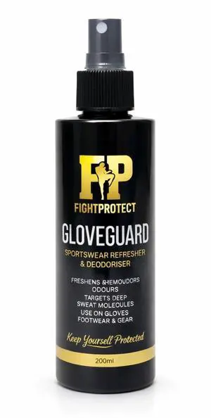 GloveGuard Sports Gear Deodorizer Spray 6.76 fl oz Odor Neutralizer for Boxing Gloves, MMA Gear, Soccer Cleats, Sneakers & Gym Kit Neutralizes Sweat Odors Fast GloveGuard Sports Gear Deodorizer Spray 6.76 fl oz Odor Neutralizer for Boxing Gloves, MMA Gear, Soccer Cleats, Sneakers & Gym Kit Neutralizes Sweat Odors Fast
