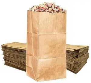 Yard Waste Bags - Large 30 Gallon Brown Paper Leaf Bags for Yard/Garden/Lawn - Environmental Friendly - Tear Resistant - Heavy Duty - 2 Ply Self Standing (Pack of 5) Yard Waste Bags - Large 30 Gallon Brown Paper Leaf Bags for Yard/Garden/Lawn - Environmental Friendly - Tear Resistant - Heavy Duty - 2 Ply Self Standing (Pack of 5)