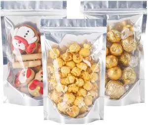 100 Pack 5x8 Mylar Bags for Food Storage and Resealable Stand Up for Small Business Packaging Supplies Great for Party Favor Food Storage 100 Pack 5x8 Mylar Bags for Food Storage and Resealable Stand Up for Small Business Packaging Supplies Great for Party Favor Food Storage