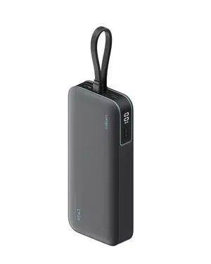 20,000mAh Power Bank with Built-in USB-C Cable, 40W PD Fast Charging Portable Charger, 3-Port Battery Pack for iPhone 17/16, Samsung S26/S25, iPad Pro, MacBook Air, Travel Essentials 20,000mAh Power Bank with Built-in USB-C Cable, 40W PD Fast Charging Portable Charger, 3-Port Battery Pack for iPhone 17/16, Samsung S26/S25, iPad Pro, MacBook Air, Travel Essentials